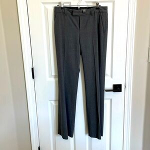 Grey Wool Pants - Banana Republic